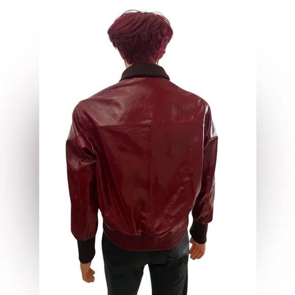 Zara X Harry Lambert leather men's jacket